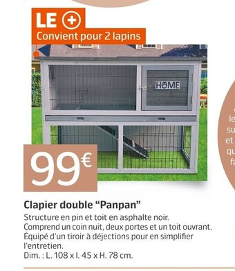 Clapier Double Panpan