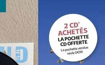 Auchan 2 cd achetés offre