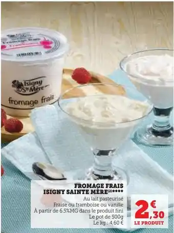 Fromage frais isigny sainte mère