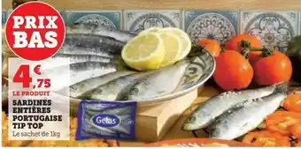 Super U Sardines entières portugaise tip top offre