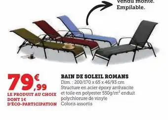 U Express Bain de soleil romans offre