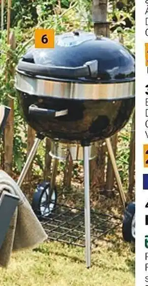 Gamm vert Barbecue a charbon rodeo pro 57 offre