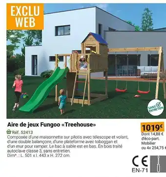 Aire de jeux fungoo treehouse