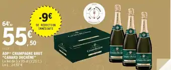 E.Leclerc Aop Champagne Brut Canard Duchêne offre