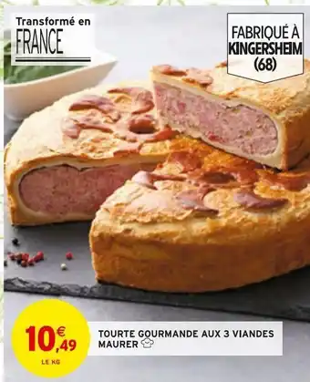 Tourte gourmande aux 3 viandes maurer