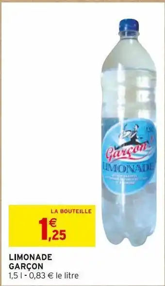 Intermarché Limonade garcon offre
