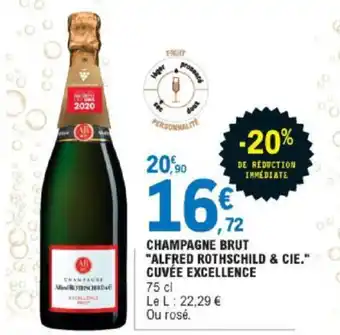 E.Leclerc Champagne Brut Alfred Rothschild & Cie offre
