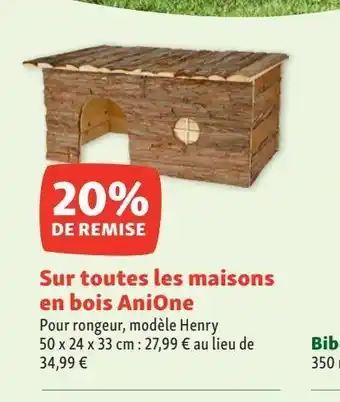 Anio maison bois henry 50x24x33