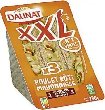 Casino Supermarchés Sandwich triangle poulet rôti mayonnaise XXL offre
