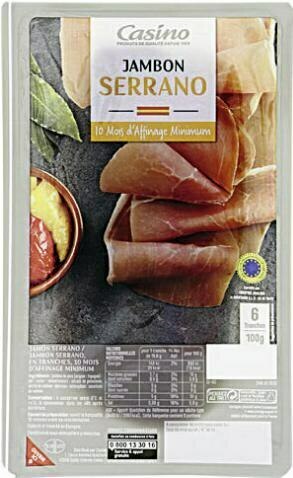 Casino Supermarchés Jambon Serrano offre