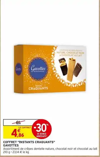 Coffret instants craquants gavottes