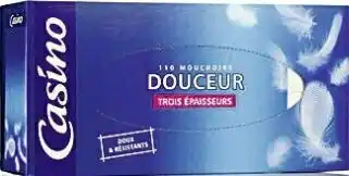 Mouchoirs blancs boîte triple épaisseurs