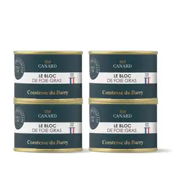 Comtesse du Barry Lot de 4 blocs de foie gras de canard france offre