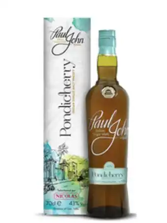 Nicolas Paul john pondicherry indian single malt 43%vol offre