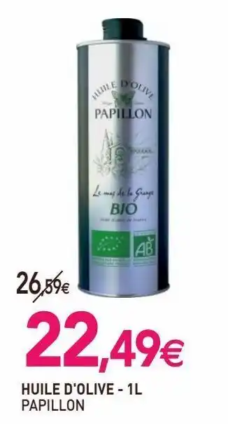 Huile d'olive papillon