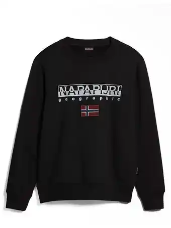 Napapijri - pull homme logo b-ayas noir