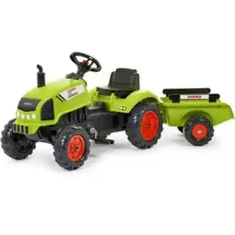 King Jouet Tracteur à pédales claas avec remorque offre