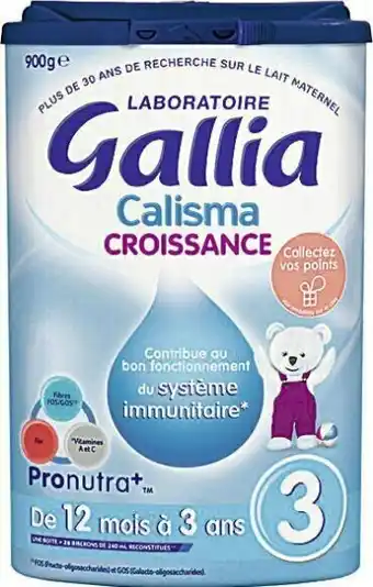 Casino Supermarchés Lait en poudre Calisma Croissance offre