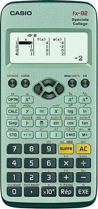 Calculatrice scientifique FX-92 spécial collège