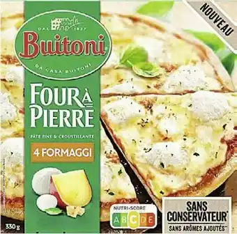 Casino Supermarchés Pizza surgelée Four à Pierre 4 fromages offre