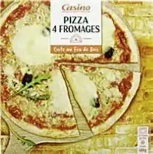 Casino Supermarchés Pizza surgelée cuite au feu de bois 4 fromages offre