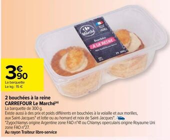 Carrefour 2 bouchées à la reine carrefour le marché offre