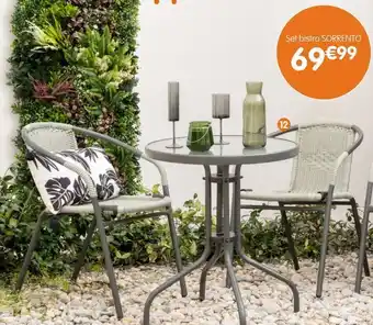 b&m Set bistro sorrento 2 personnes offre