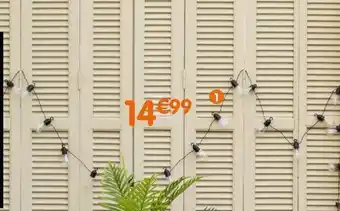 b&m Guirlande solaire 30 ampoules offre