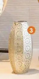 b&m Lampe solaire doree en metal offre