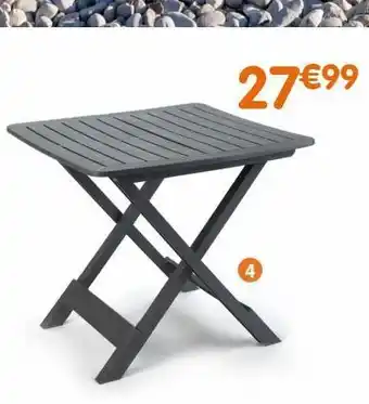 b&m Table pliante tevere offre