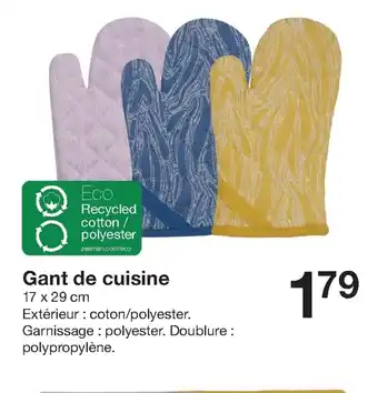 Zeeman Gant De Cuisine offre