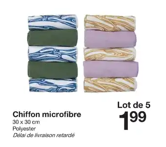 Zeeman Chiffon Microfibre offre