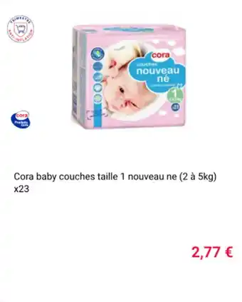 Cora baby couches taille 1 nouveau ne (2 à 5kg) x23