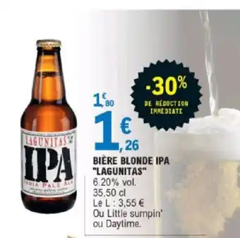 E.Leclerc Bière blonde Ipa lagunitas offre
