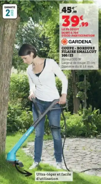 Super U Coupe - bordure filaire smallcut 300/23 offre