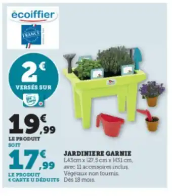 Super U Jardinière garnie offre