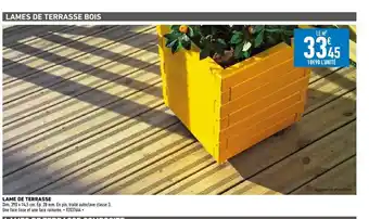 Brico Cash Lame de terrasse offre