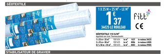 Brico Cash Geotextile offre