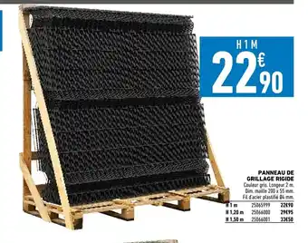 Brico Cash Panneau de grillage rigide offre