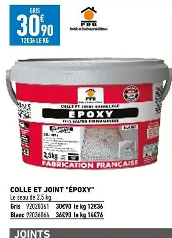 Colle et joint epoxy