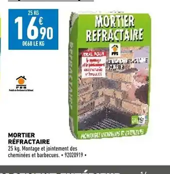 Brico Cash Mortier refractaire offre