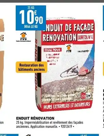 Brico Cash Enduit renovation offre