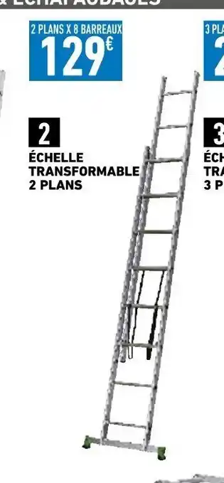 Echelle transformable 2 plans