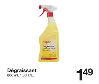 Degraissant