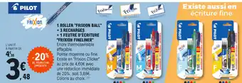 1 Roller "Frizion Ball + 3 Rechargers