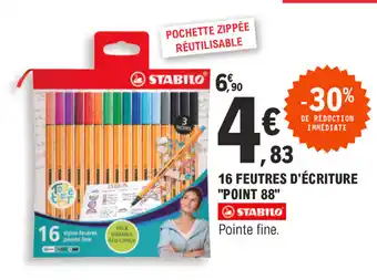E.Leclerc 16 Feutres D'Ecriture offre