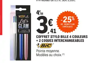 E.Leclerc Coffret Stylo Bille 4 Couleurs offre