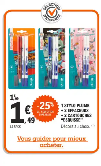 E.Leclerc 1 Stylo Plume offre