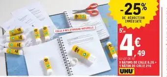 E.Leclerc 9 Batons De Colle8.26 offre