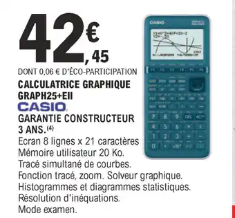 E.Leclerc Calculatrice Graphique offre